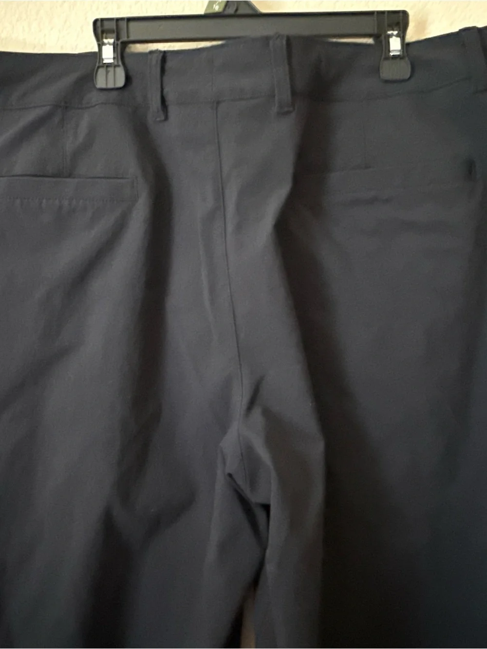 Nike Men's Black Golf Dress Pants with White Swoosh